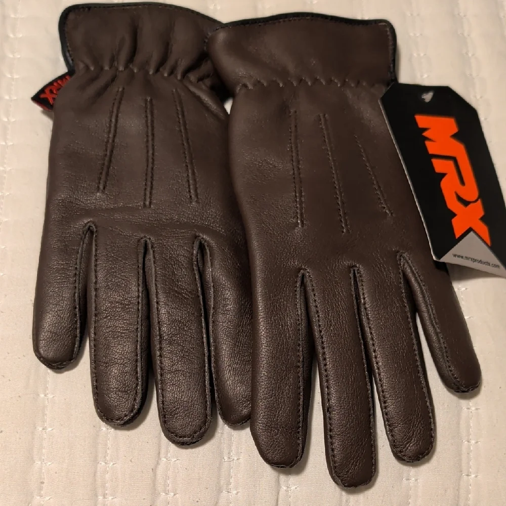 MRX Brown Leather Gloves